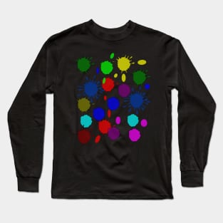 abstract full color Long Sleeve T-Shirt